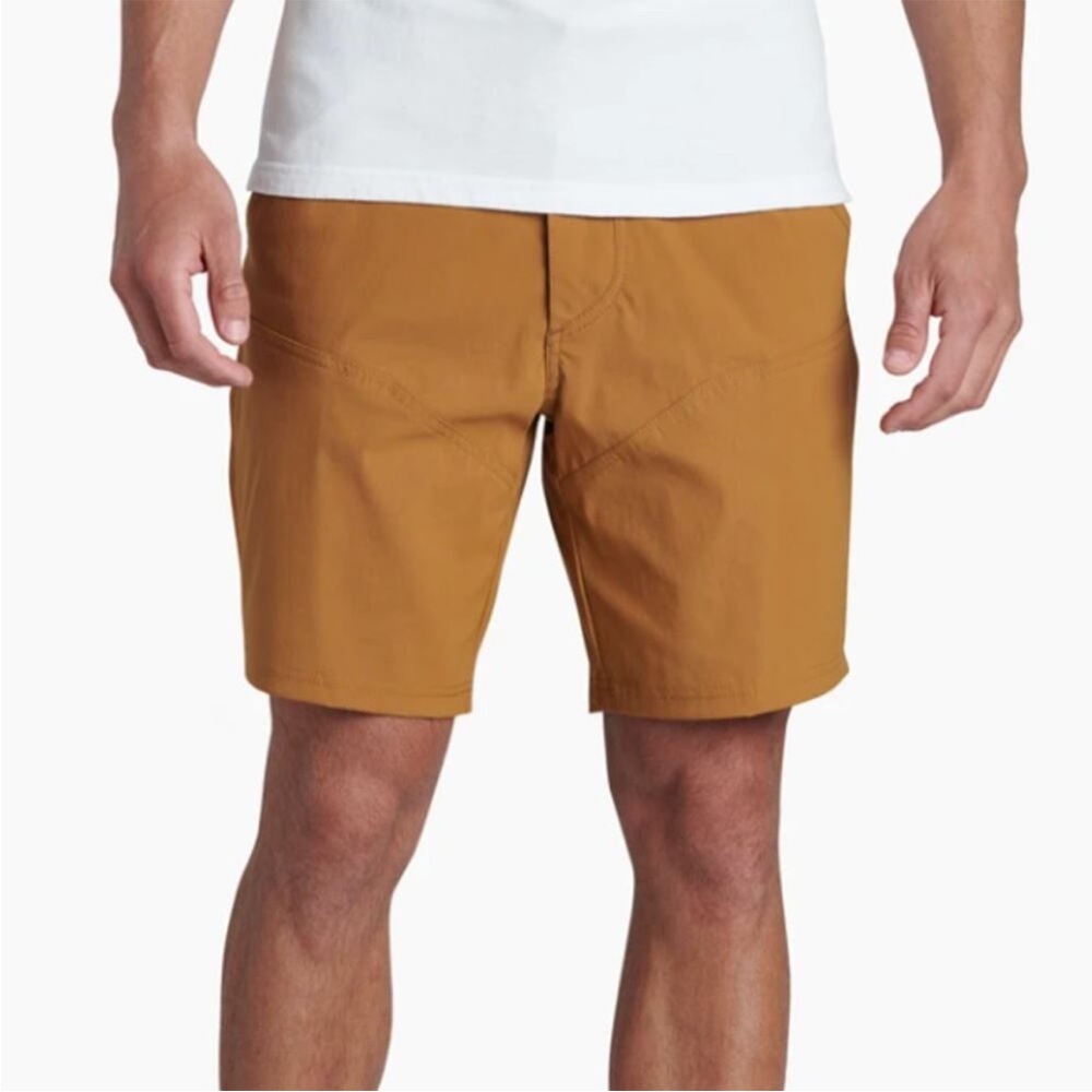 Kuhl 38 8” Renegade Shorts teak brown 0359 men camel water resistant hiking